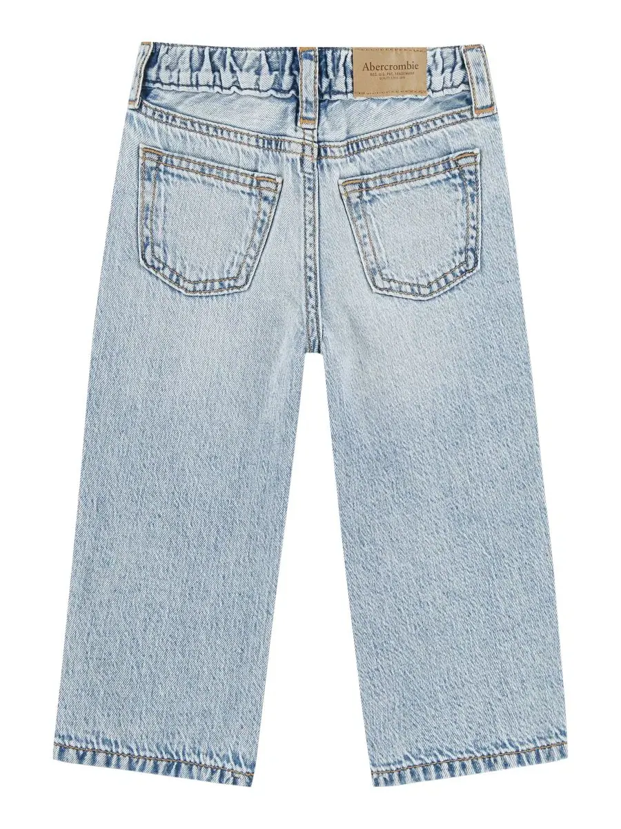 Джинсы свободного кроя с застежкой на пуговицы и молнию, модель New Baggy Fit abercrombie kids — изображение 2 из 4