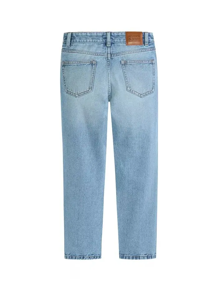 Джинсы Big Boys Light Straight Fit с пятью карманами SCOTCH & SODA — изображение 4 из 5