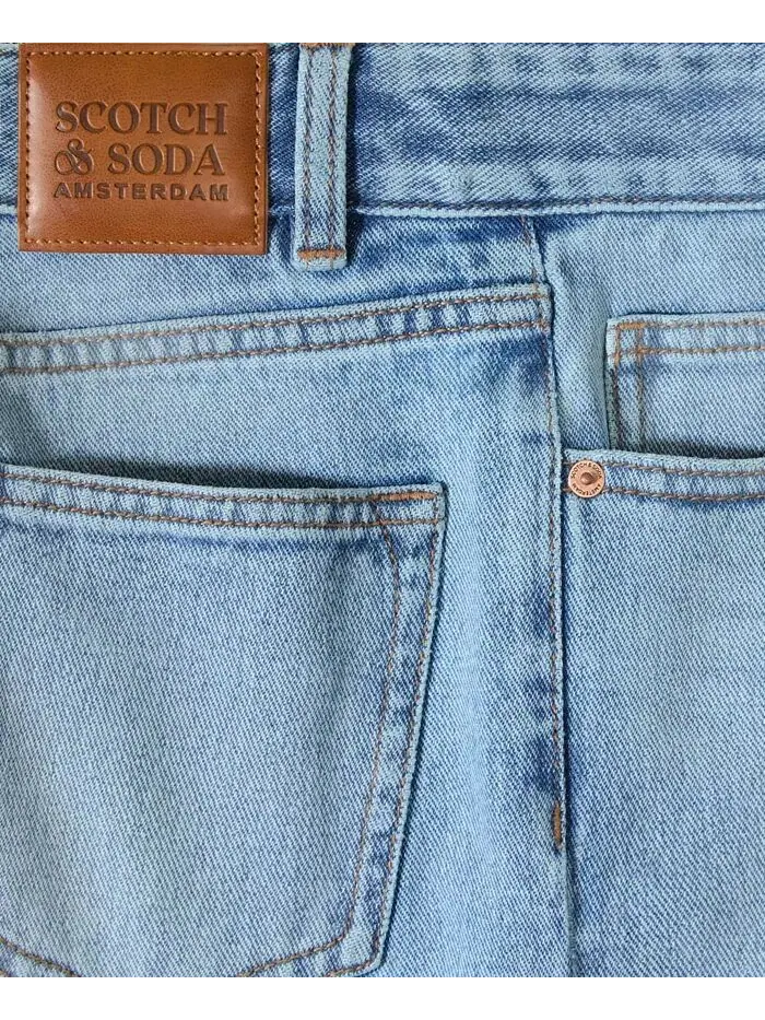 Джинсы Big Boys Light Straight Fit с пятью карманами SCOTCH & SODA — изображение 5 из 5