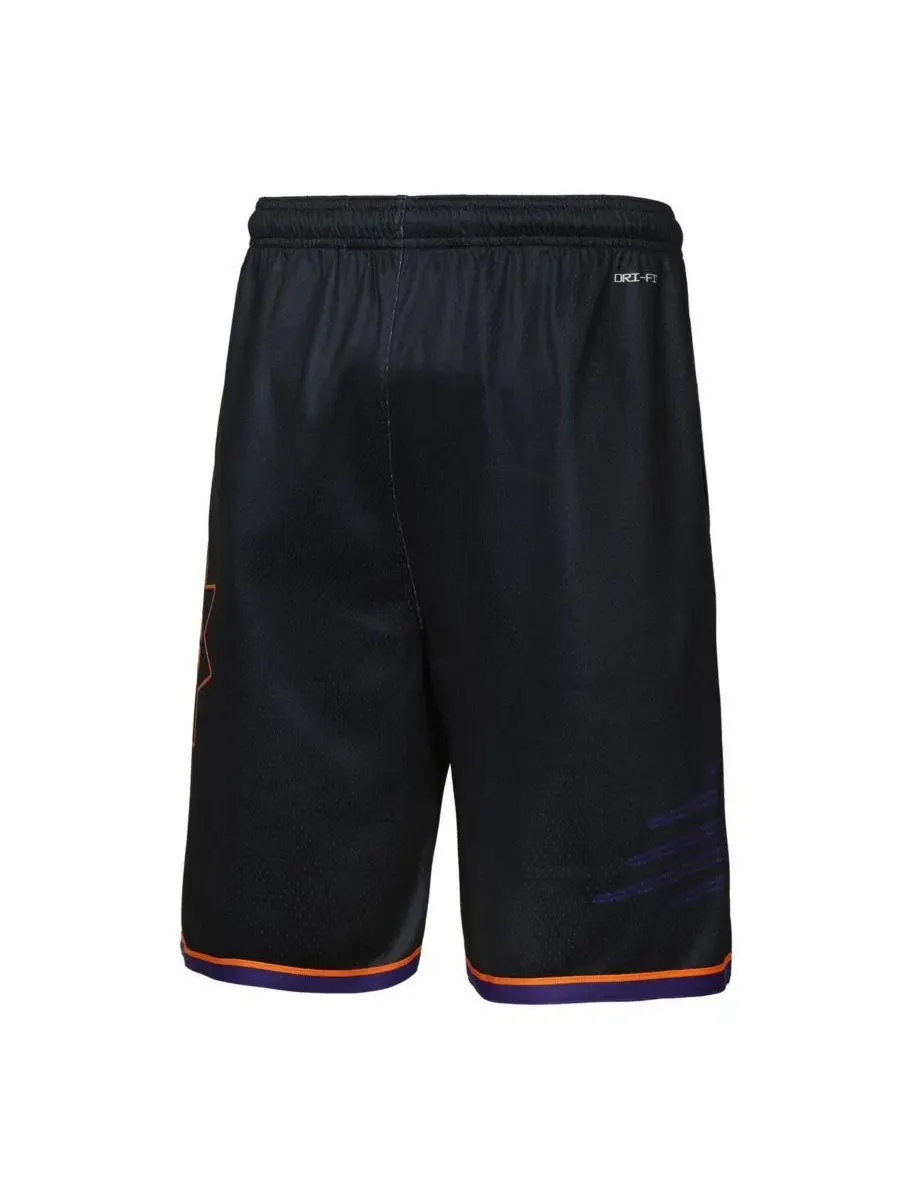 Черные шорты Swingman Dri-FIT с символикой Phoenix Suns для мальчиков и девочек Jordan — изображение 3 из 4, черный