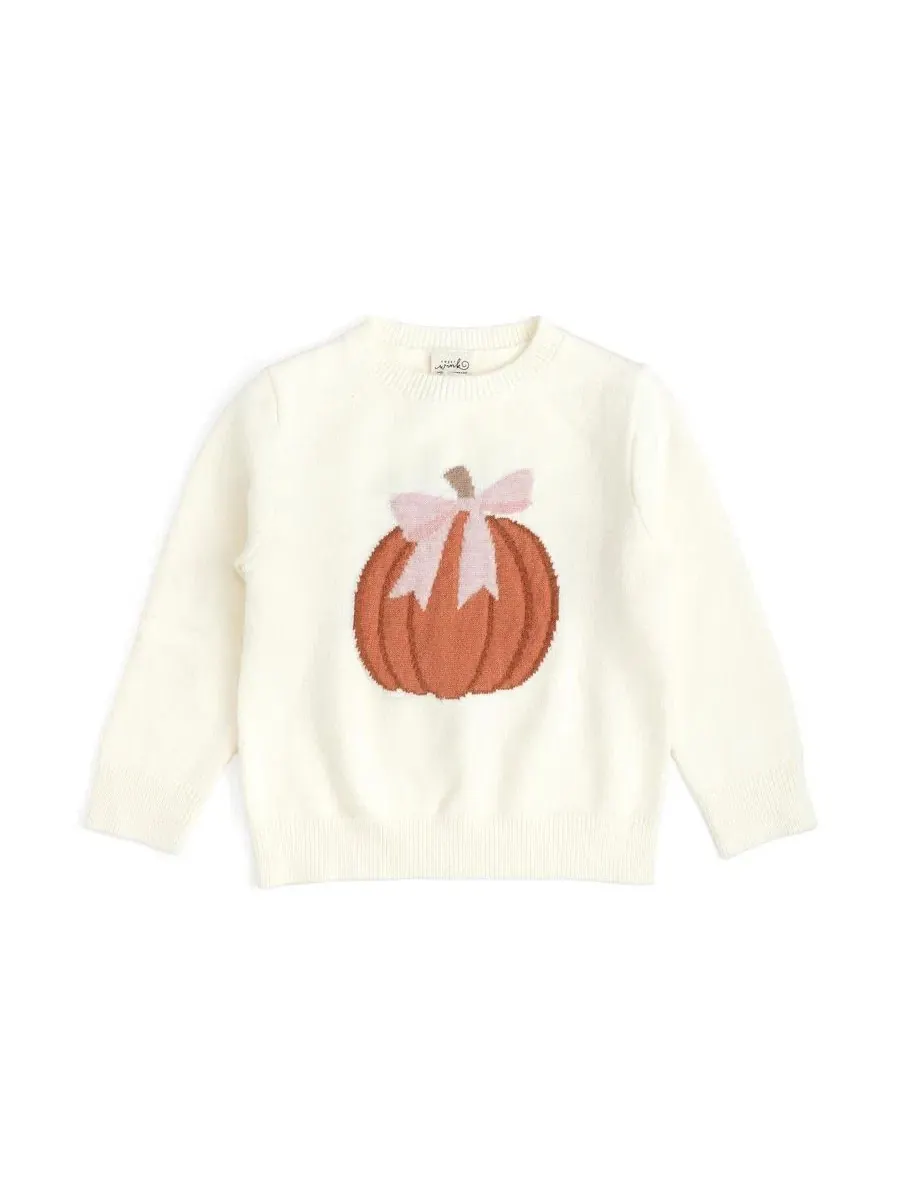 Детский свитер с принтом Coquette Pumpkin Sweater Sweet Wink