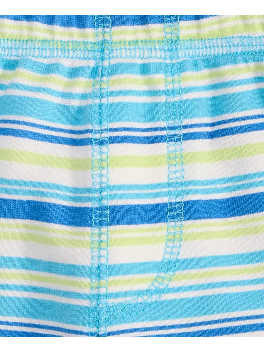 Шорты с принтом в полоску Mix & Match Striped First Impressions, Cool Turq — изображение 3 из 3