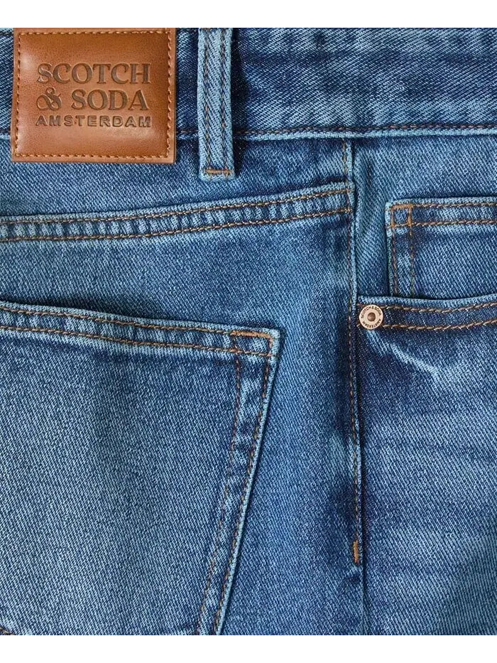Большие мальчики Средние 5 карманов Прямые джинсы SCOTCH & SODA — изображение 5 из 5