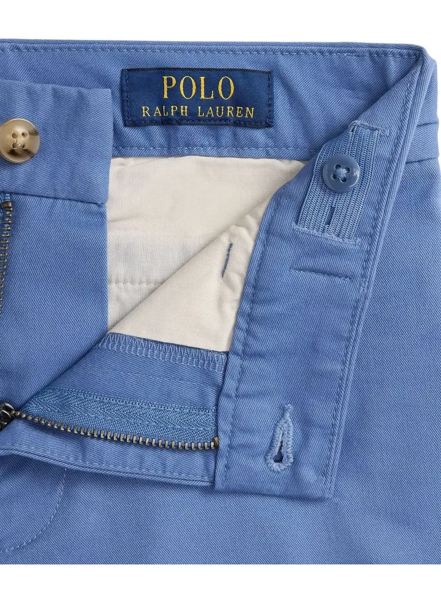 Детские шорты прямого кроя из износостойкой саржи для мальчиков 2-7 лет Polo Ralph Lauren — изображение 5 из 5, красный
