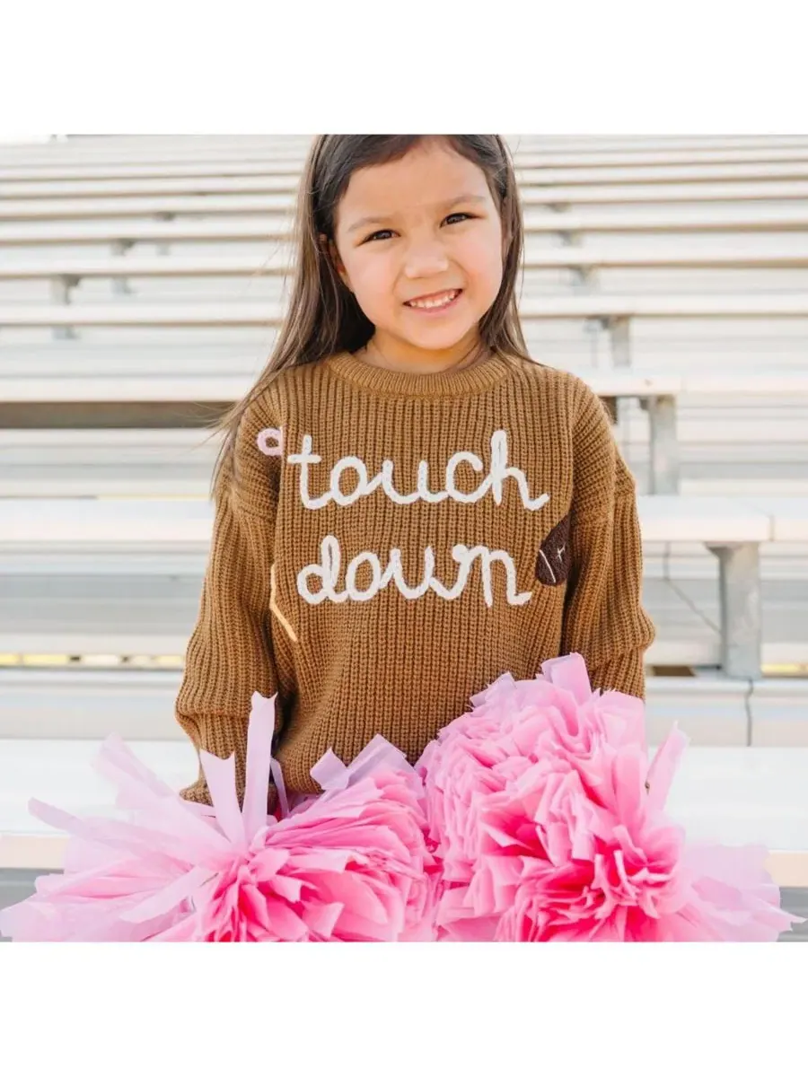 Свитер с длинным рукавом Touchdown Sweet Wink — изображение 5 из 7, коричневый