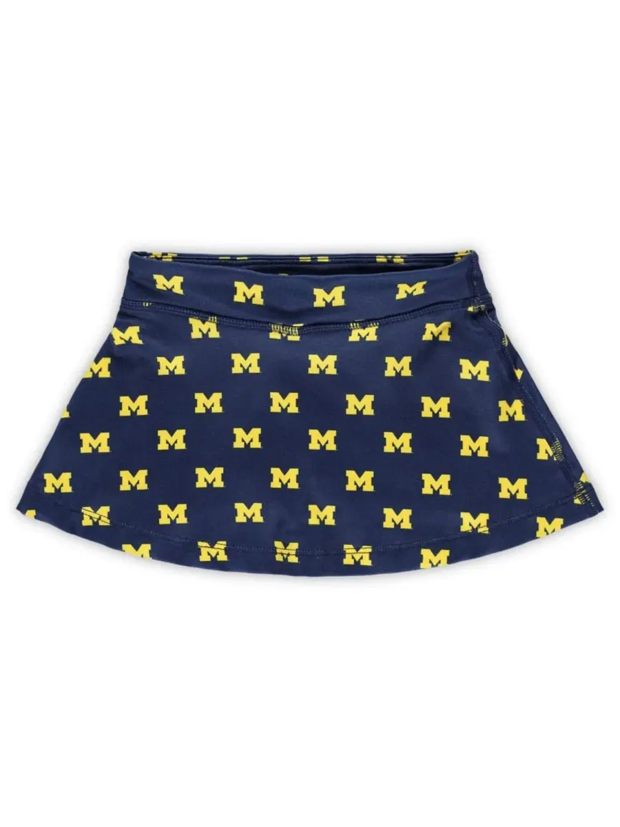 Теннисная юбка-шорты с принтом Michigan Wolverines ZooZatz
