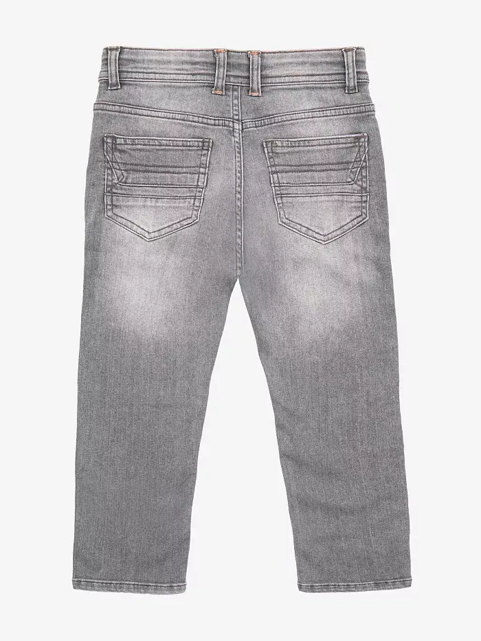 Джинсы для мальчика в стиле distressed размер 4-7 Raw X — изображение 2 из 3, черный
