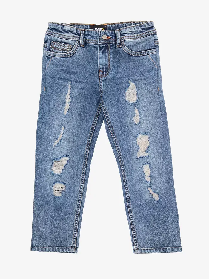 Джинсы для мальчика в стиле distressed размер 4-7 Raw X