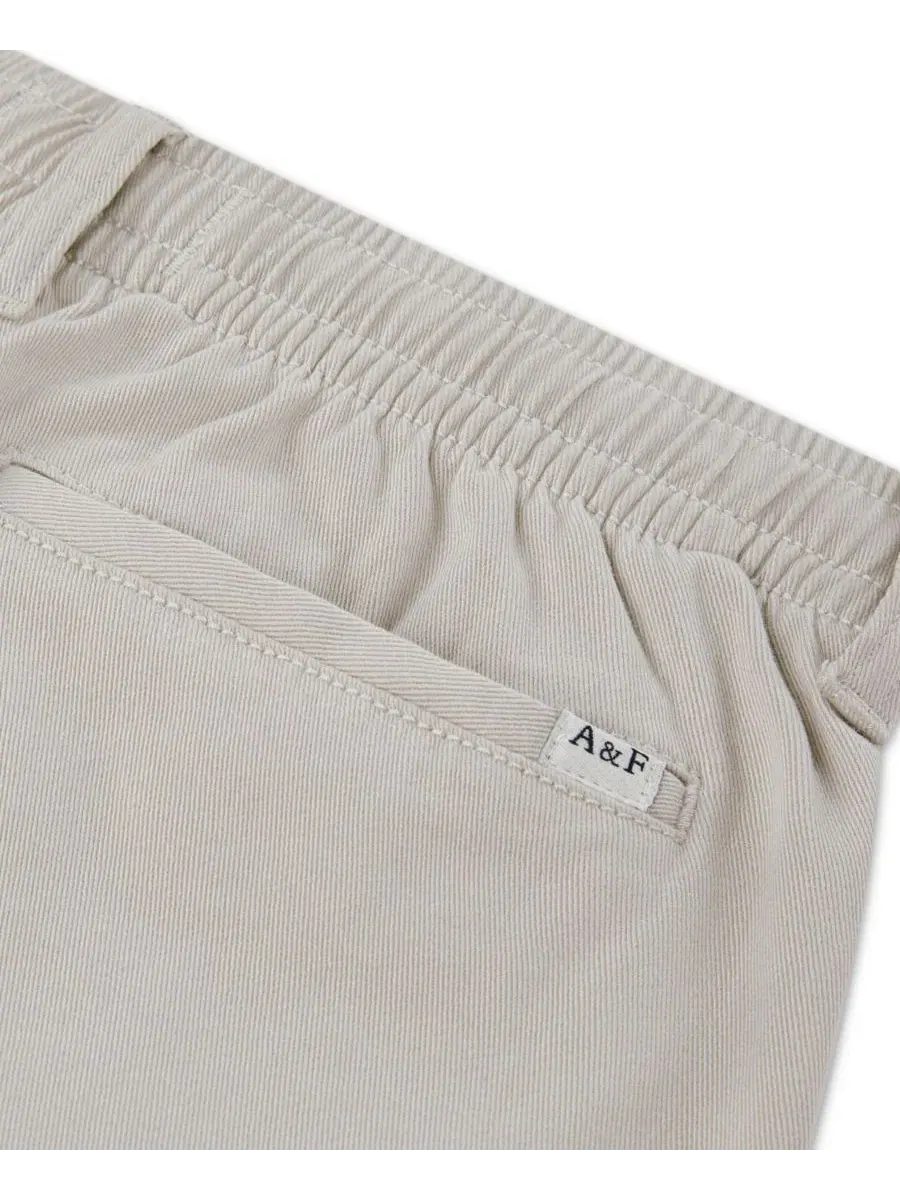 Детские джинсы свободного кроя с утилитарными карманами, модель Baggy Utility abercrombie kids — изображение 3 из 3, серый