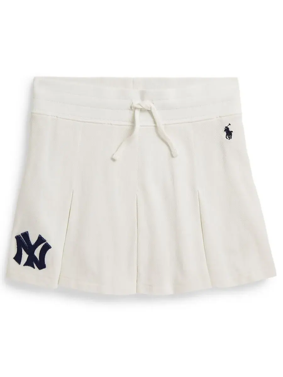 Шорты-юбка Yankees из сетчатой ткани для девочек 7-16 лет Polo Ralph Lauren