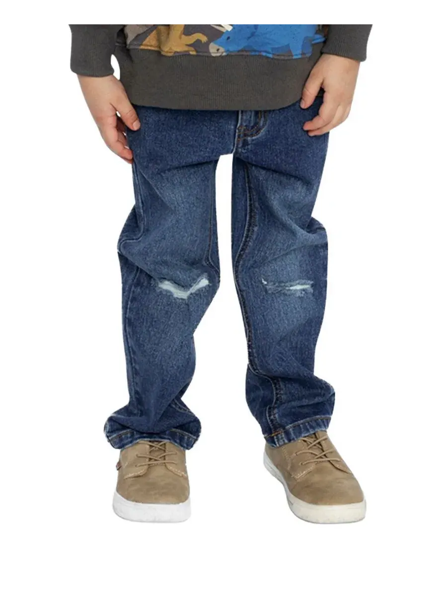Джинсы на растяжимом дениме из коллекции Boys Must-Haves Deux par Deux — изображение 3 из 7