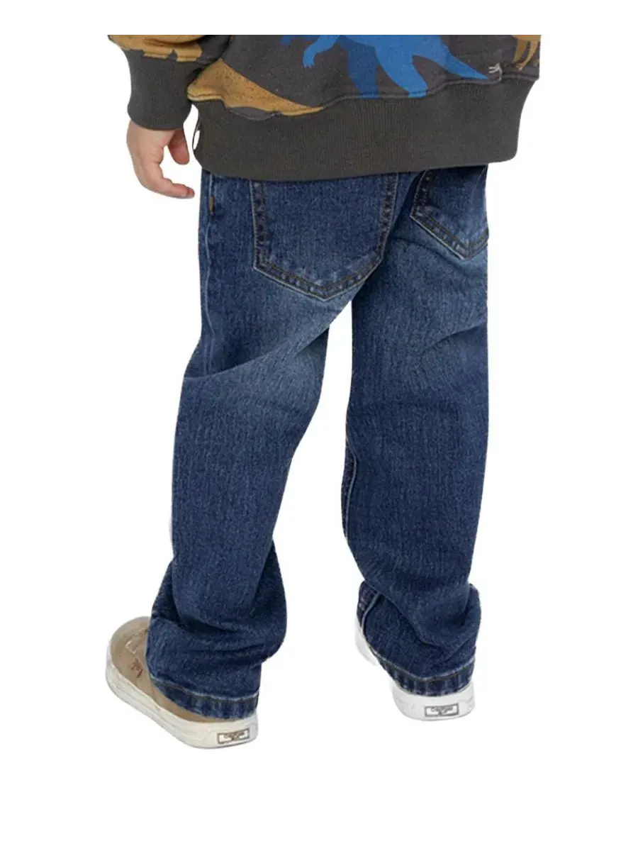 Джинсы на растяжимом дениме из коллекции Boys Must-Haves Deux par Deux — изображение 5 из 7