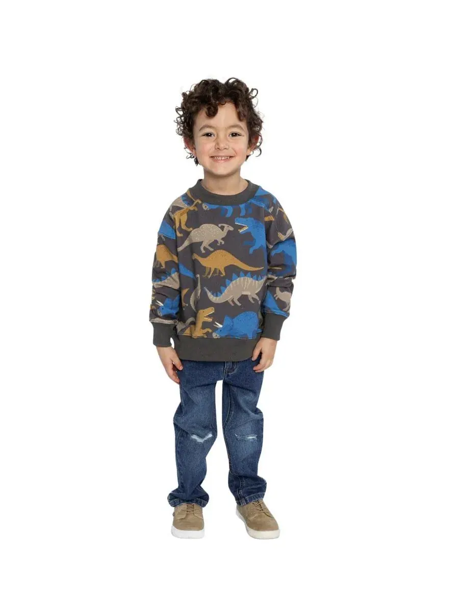 Джинсы на растяжимом дениме из коллекции Boys Must-Haves Deux par Deux — изображение 6 из 7
