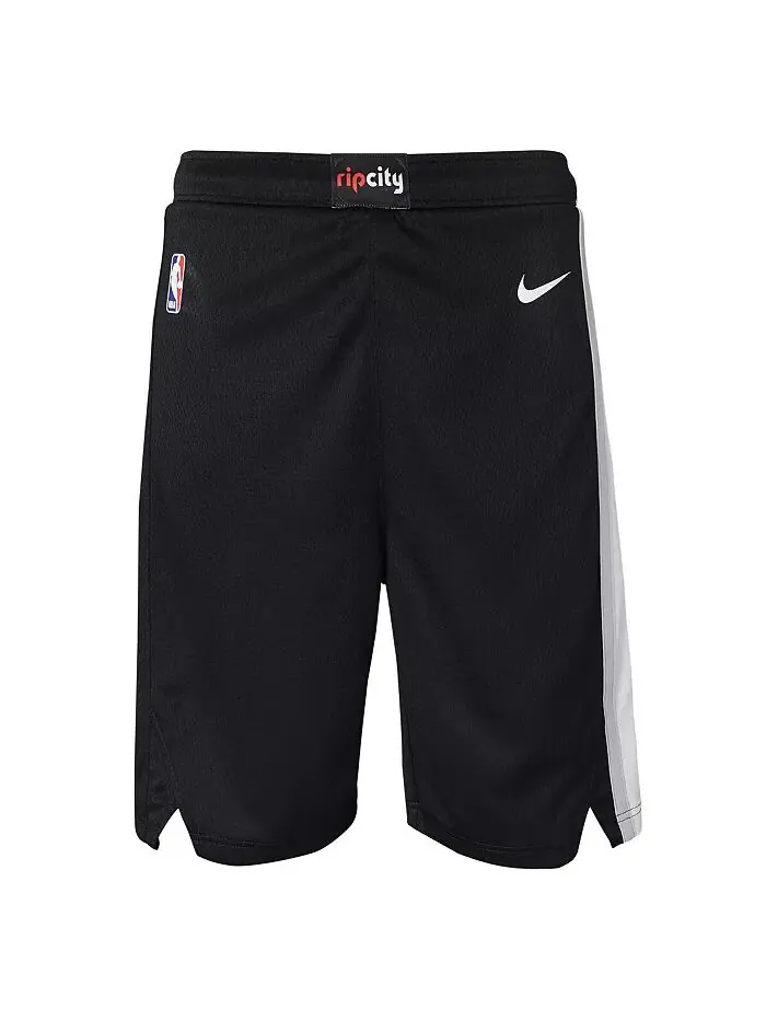 Шорты для больших мальчиков и девочек Portland Trail Blazers Swingman Performance Black – Icon