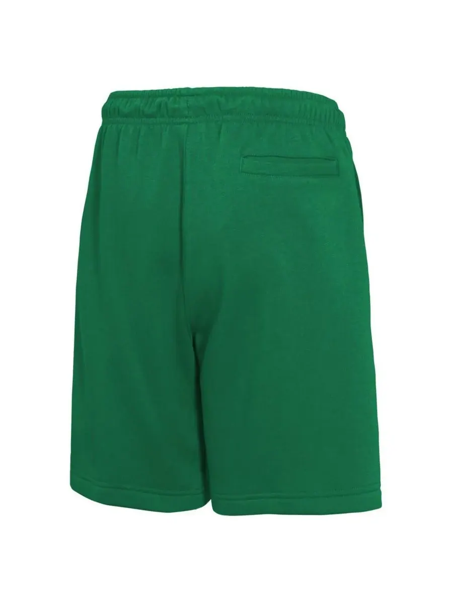 Nike Большие флисовые шорты Kelly Green Boston Celtics Courtside Club для мальчиков и девочек — изображение 3 из 4, зеленый