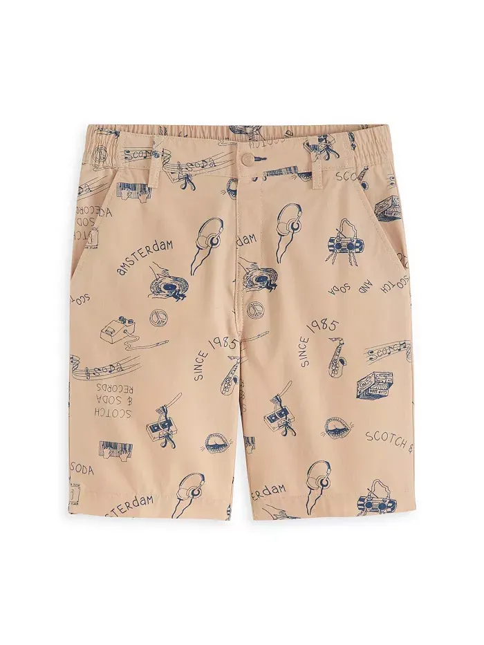 Шорты Big Boys Printed Half Panama SCOTCH & SODA