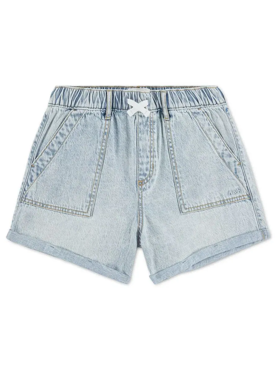 Джинсовые шорты с высокой посадкой для девочек Abercrombie Kids