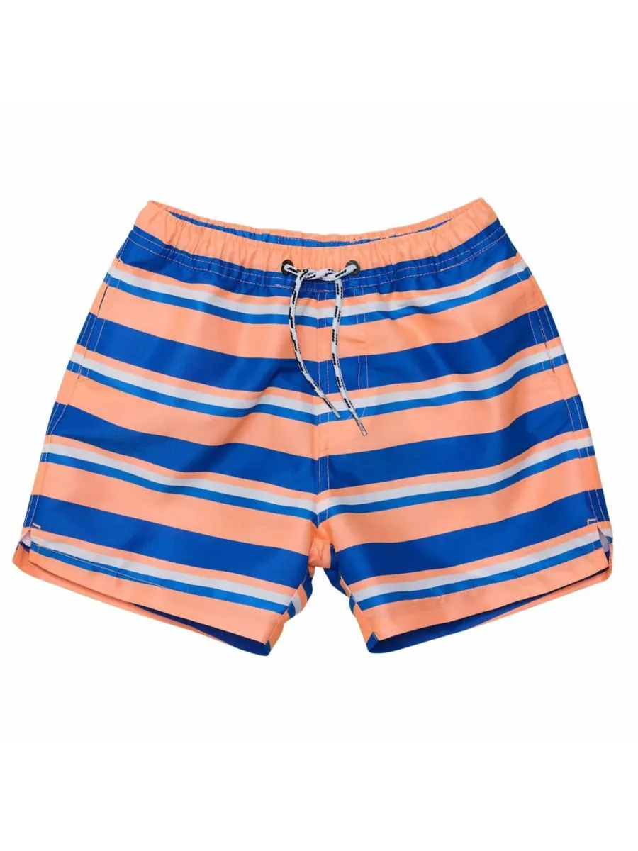 Детские плавательные шорты Tropicana Stripe из экологически чистой ткани в полоску Snapper Rock