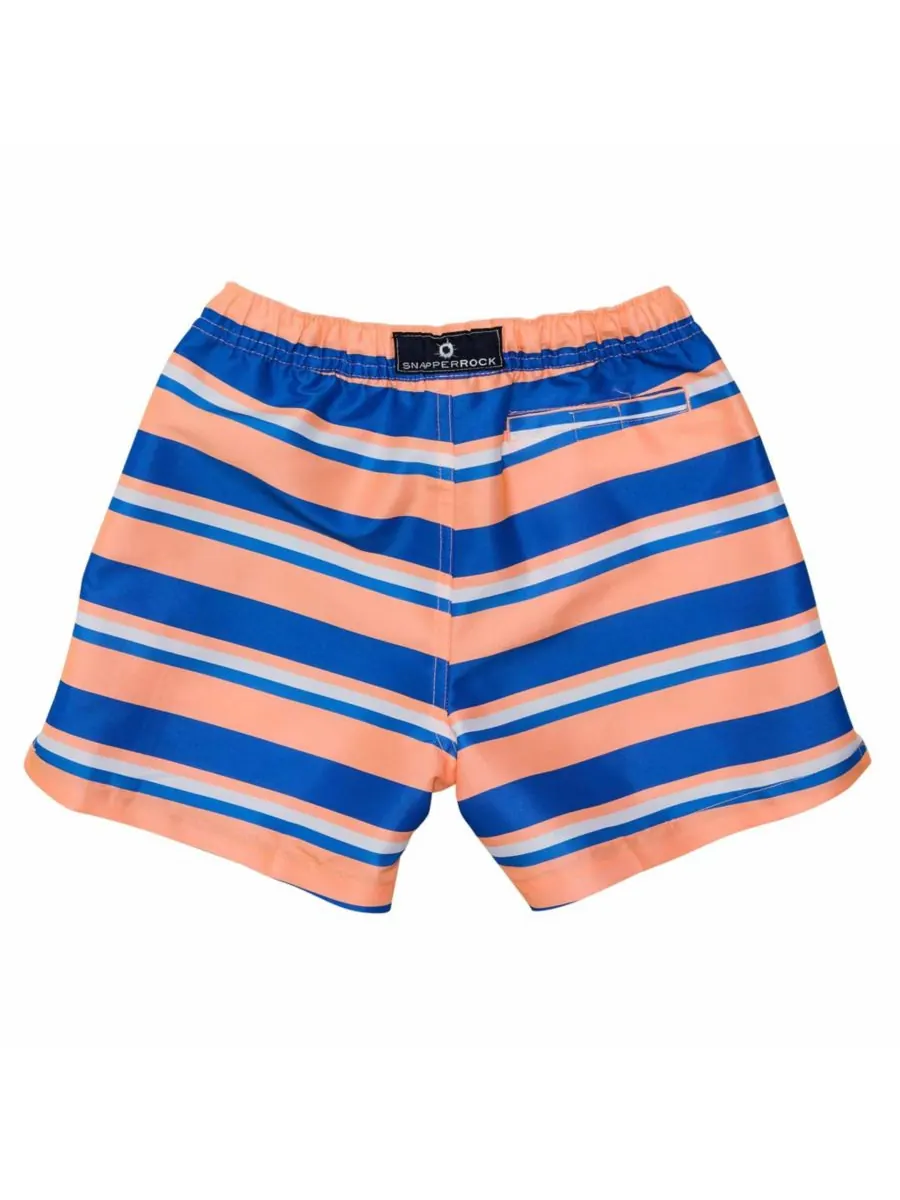 Детские плавательные шорты Tropicana Stripe из экологически чистой ткани в полоску Snapper Rock — изображение 2 из 5