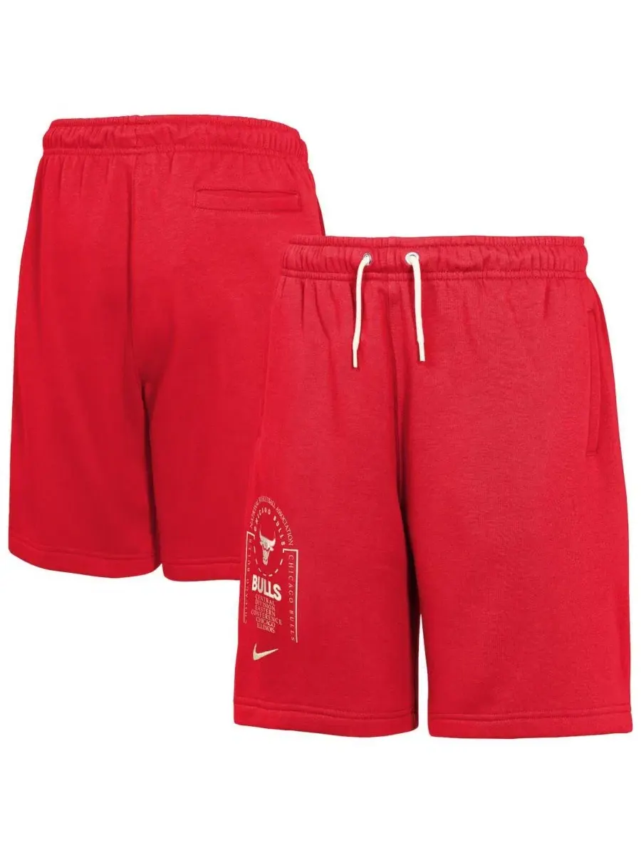 Шорты из флиса с принтом команды Chicago Bulls Courtside Club Fleece Nike