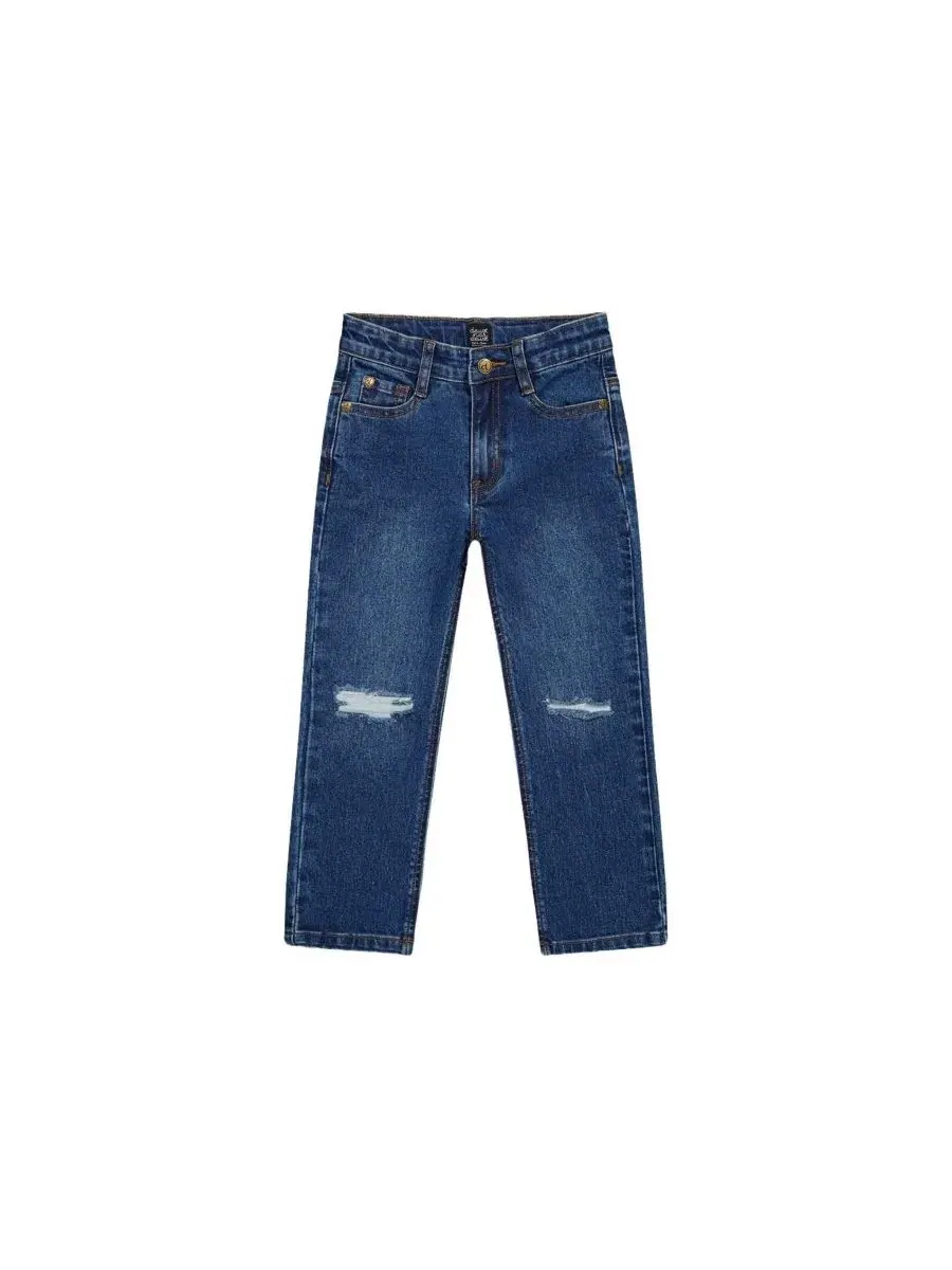Джинсы на мальчика с классическим кроем 5 карманов, модель Boys Must-Haves Deux par Deux