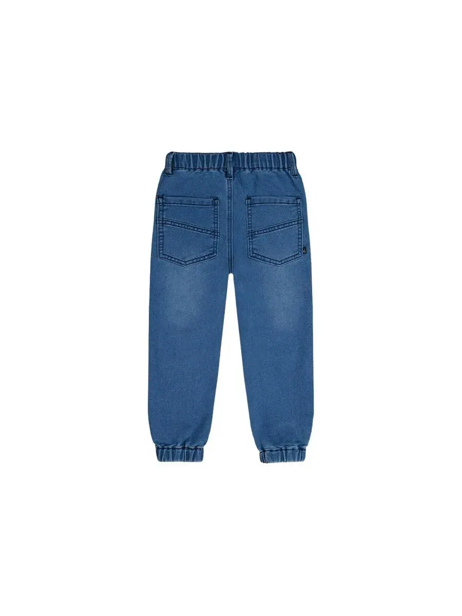 Детские джоггеры из футера с деним-эффектом, модель Boys Must-Haves Deux par Deux — изображение 6 из 6