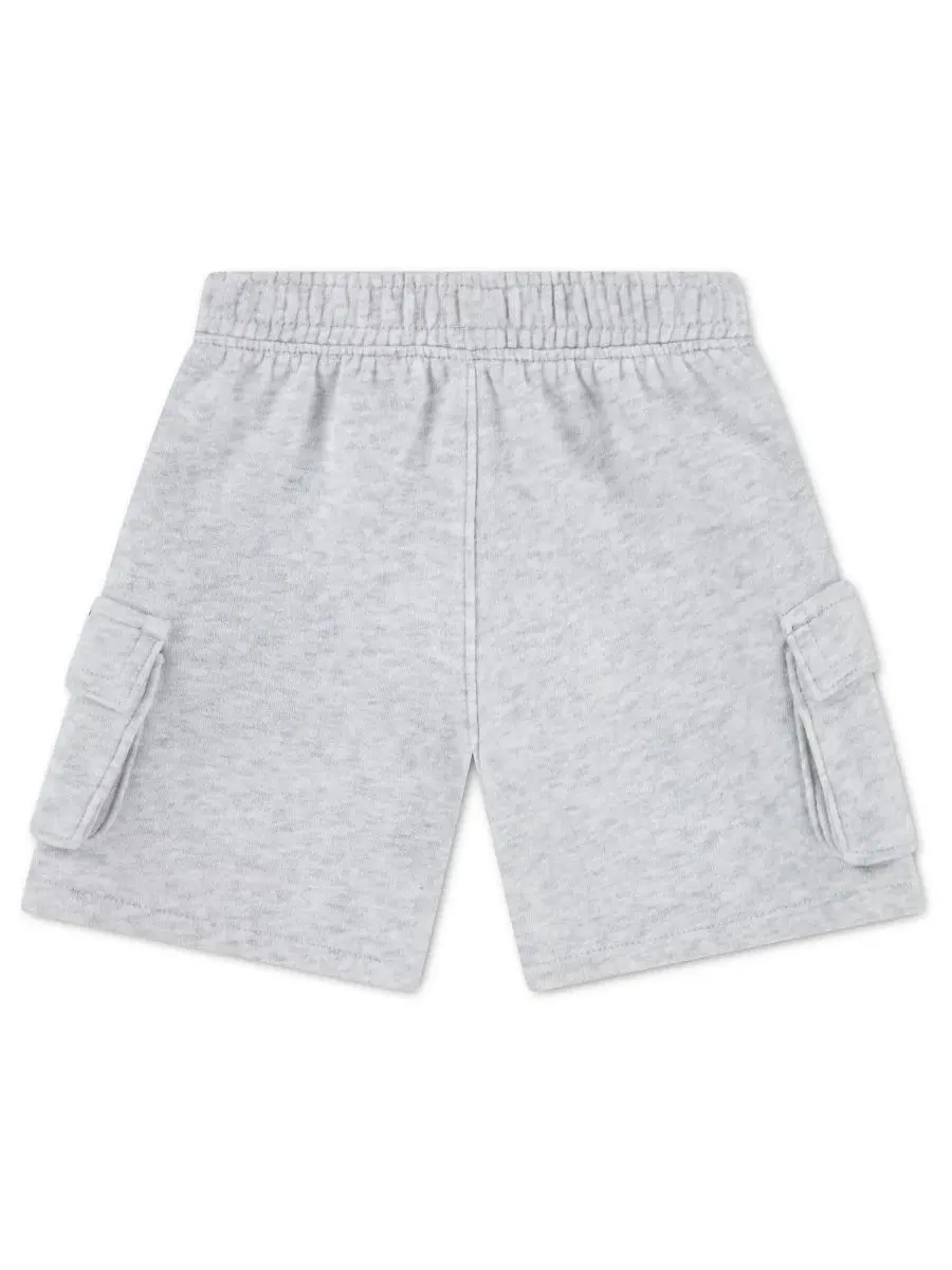 Детские флисовые шорты-карго для мальчиков Abercrombie Kids — изображение 2 из 4, серый