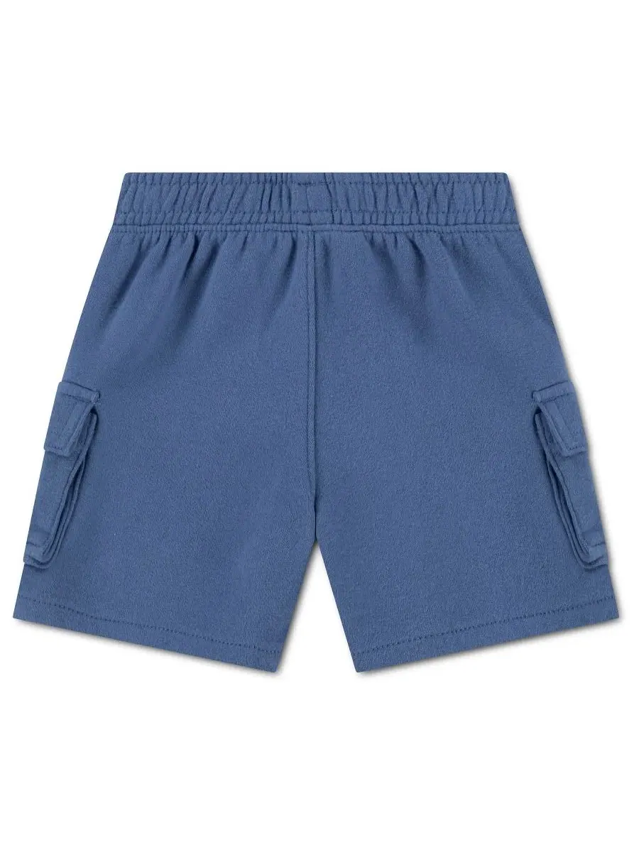 Детские флисовые шорты-карго для мальчиков Abercrombie Kids — изображение 2 из 4, синий
