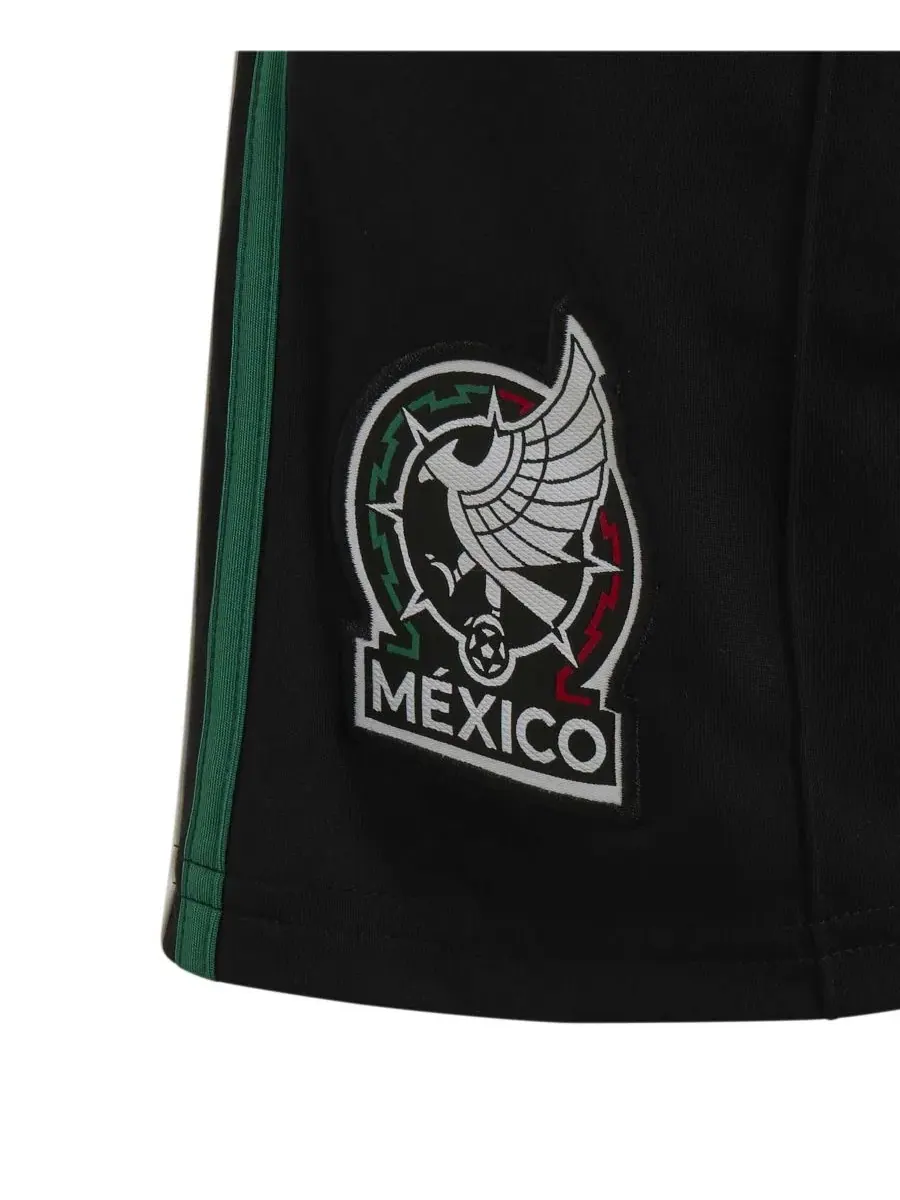 Детские шорты с вышивкой и полосками, модель Mexico National Team 2026 Third Replica adidas — изображение 5 из 5, черный