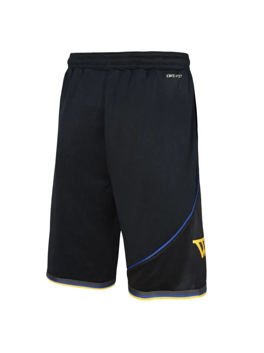 Детские шорты Big Boys and Girls Black Golden State Warriors Authentic Statement Edition Swingman — изображение 3 из 4