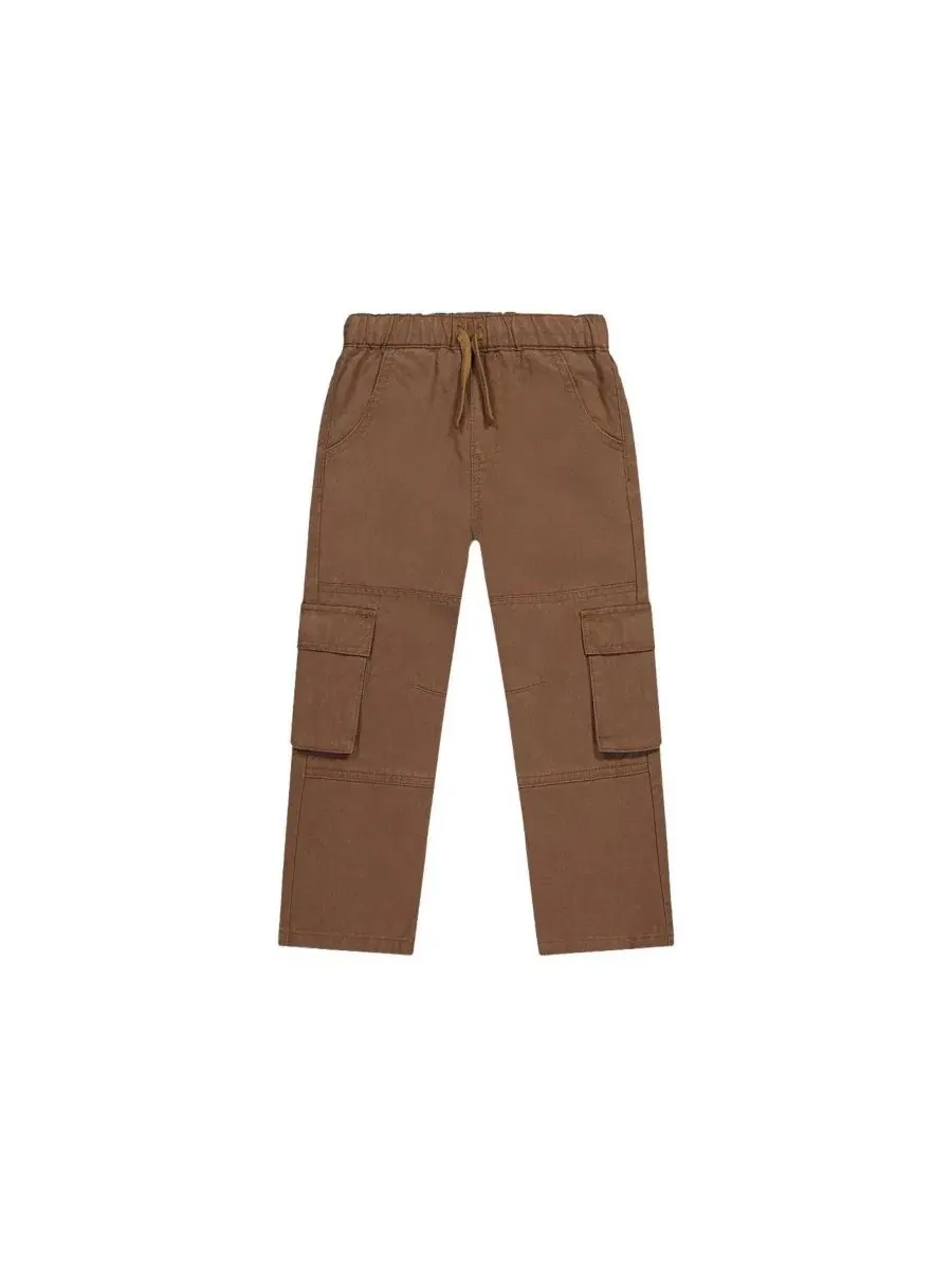 Брюки из твила с карго-карманами, модель Boys Must-Haves Deux par Deux