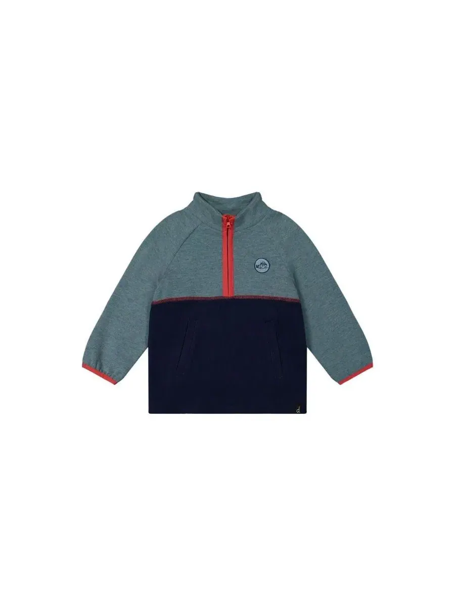 Водолазка с замком на молнии Nordic Buddies Deux par Deux, Pale Turquoise