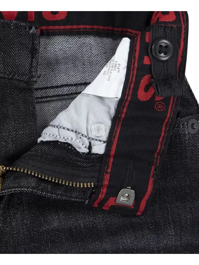 Прямые эластичные джинсы Little Boys 514 Performance Levi'S — изображение 6 из 8, синий
