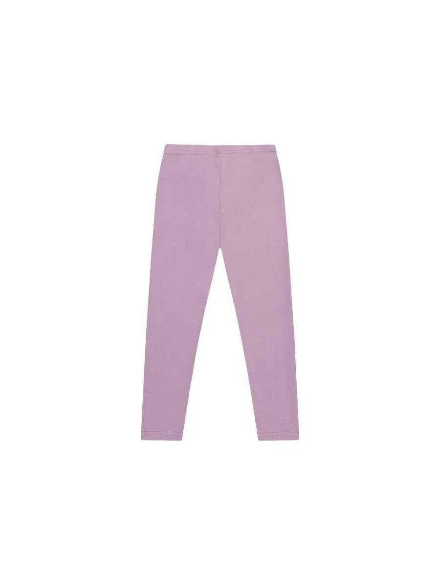 Детские леггинсы из рибаны Violet, модель Girls Must-Haves Deux par Deux — изображение 6 из 6, фиолетовый
