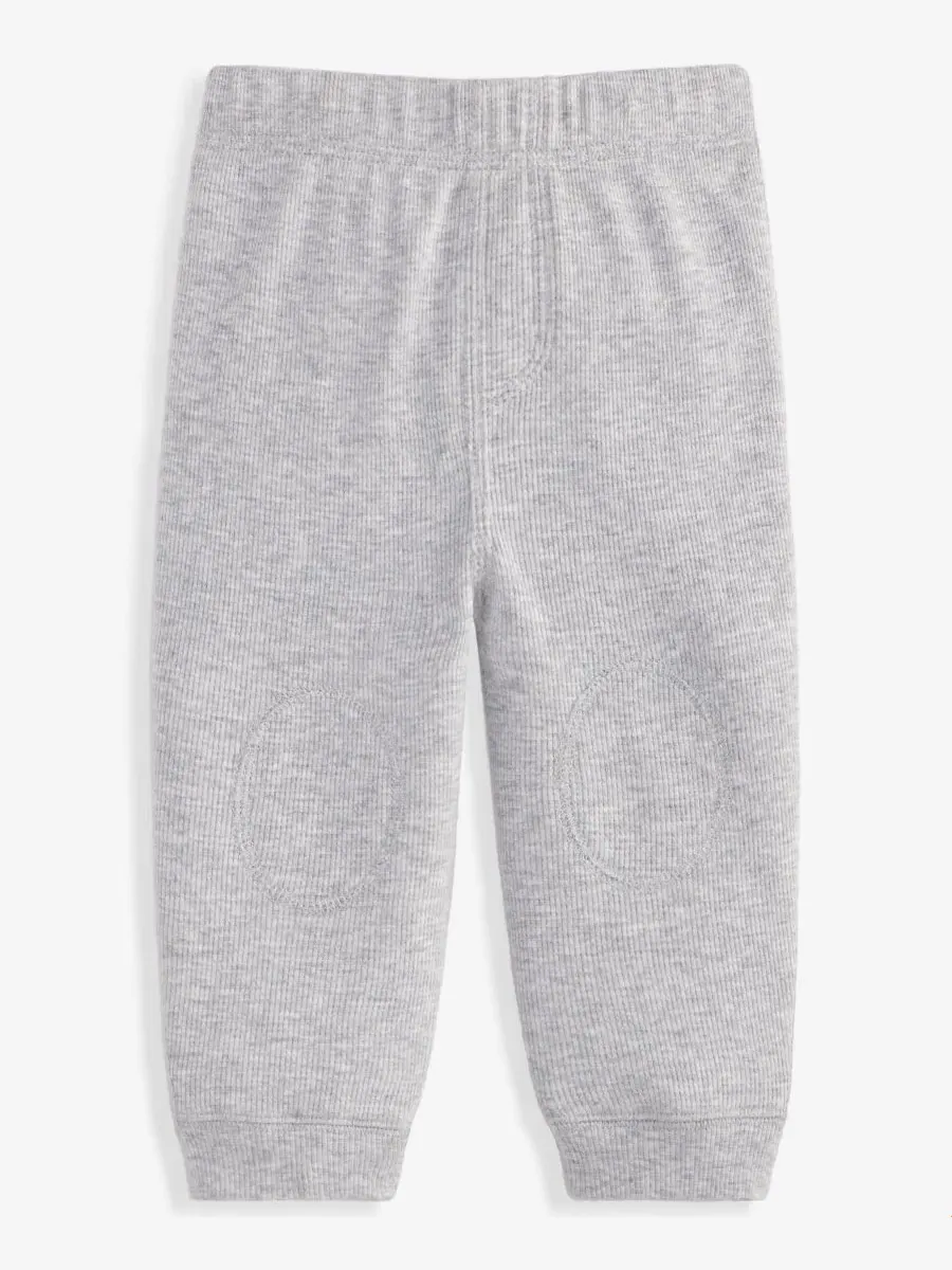 Детские спортивные штаны с накладками на коленях, модель Mix & Match Solid Waffle Jogger Pants