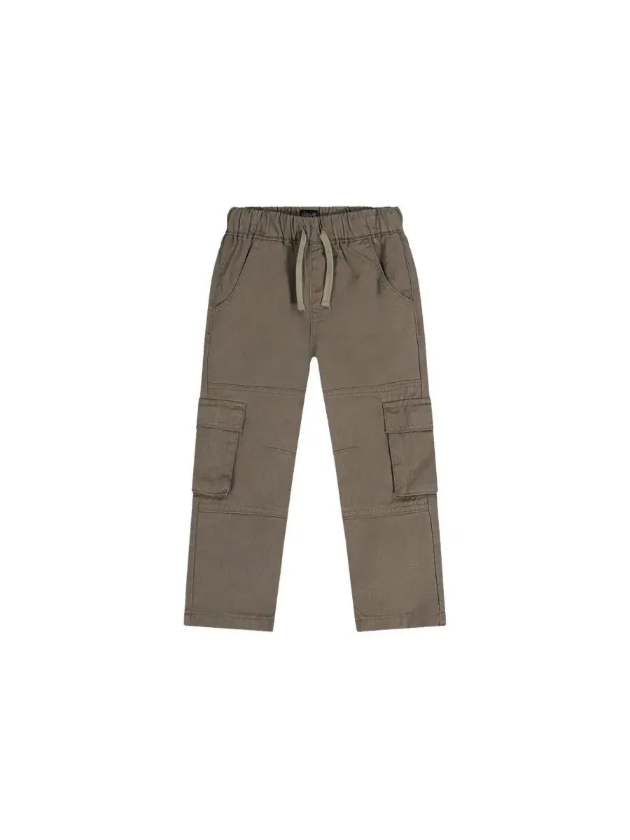 Брюки из твила с карго-карманами Boys Must-Haves Deux par Deux