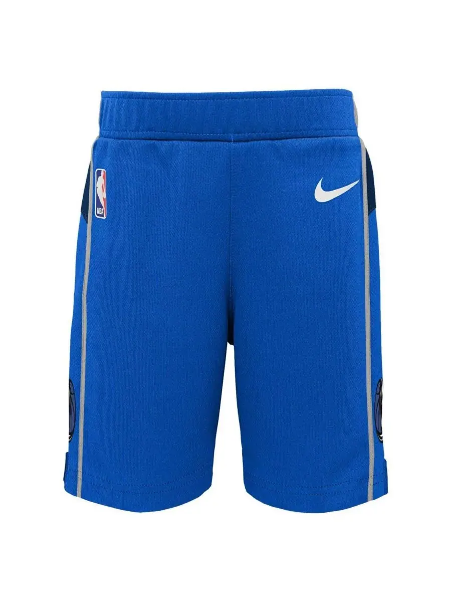 Nike Детские синие шорты-реплика с символикой команды Dallas Mavericks Icon для мальчиков и девочек