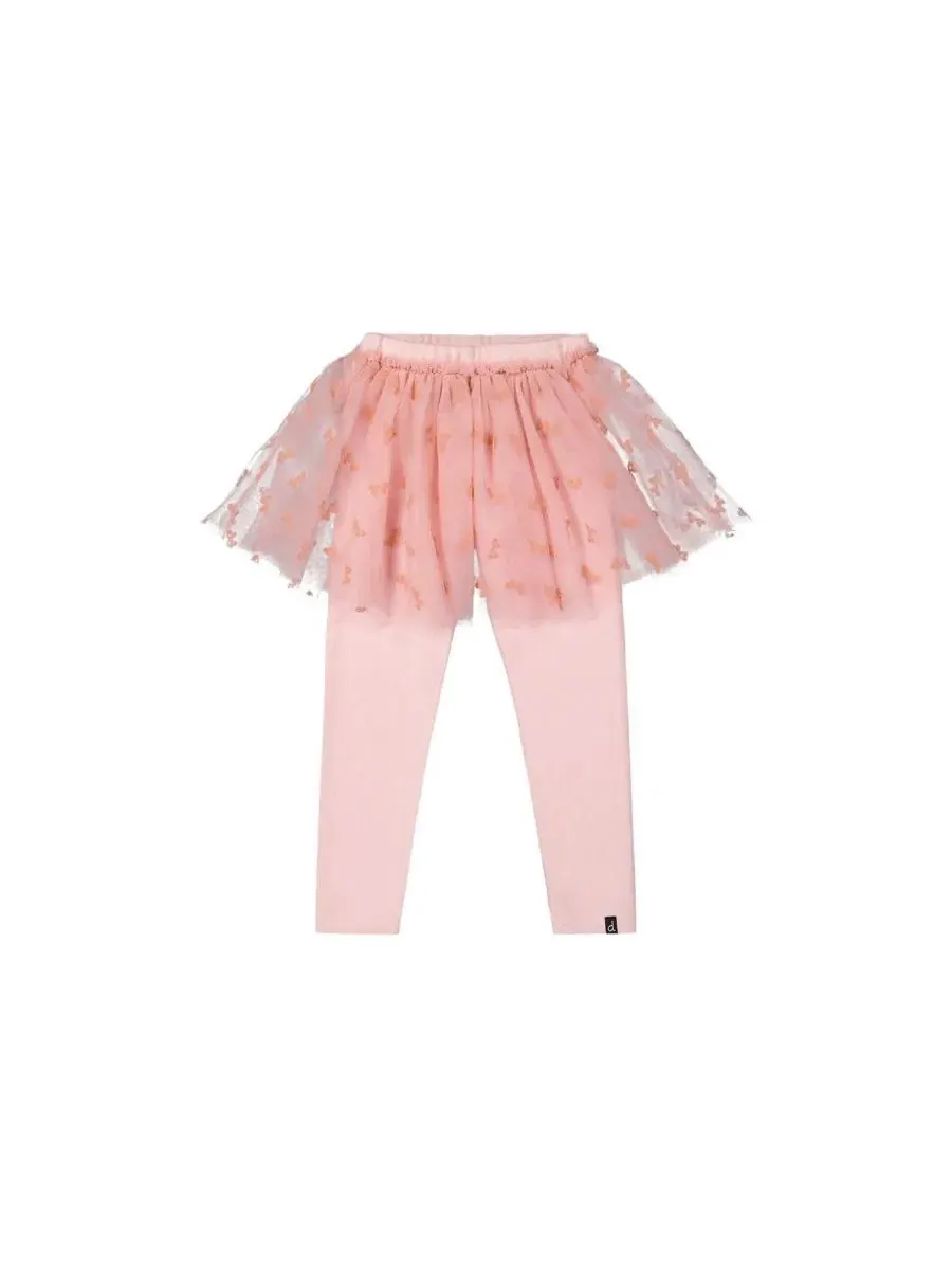 Леггинсы с юбкой-пачкой из футера, модель Girls Must-Haves Deux par Deux