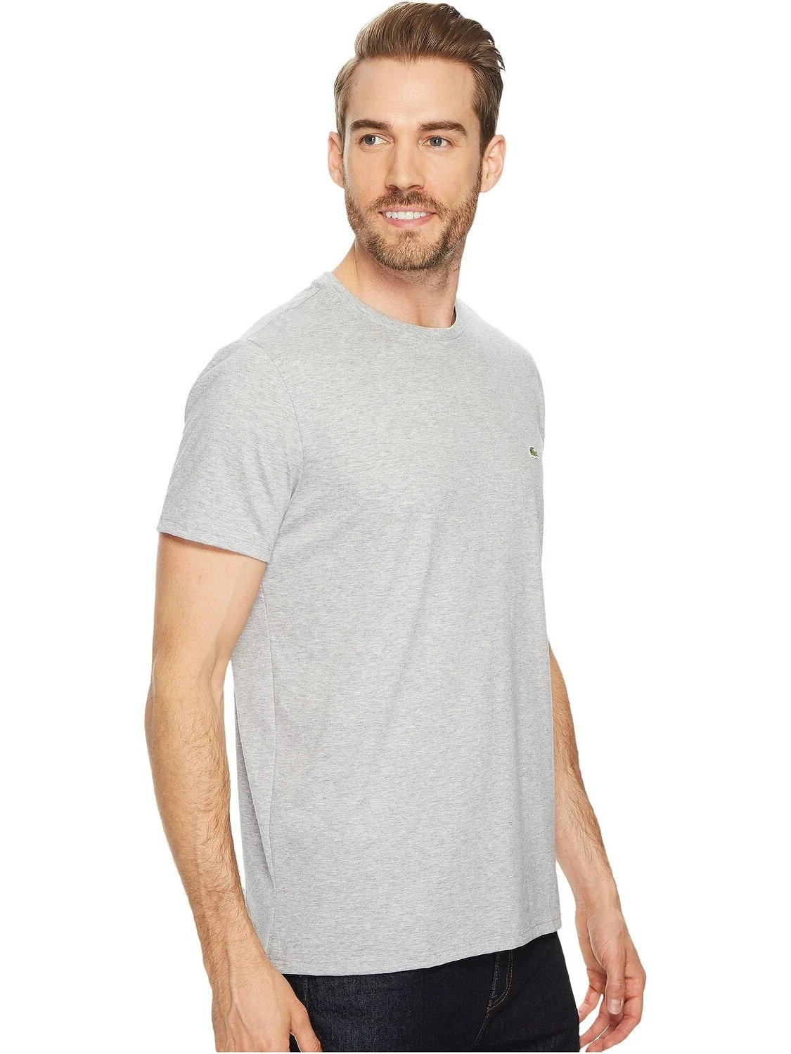 Футболка Lacoste Pima Silver Chine — 4