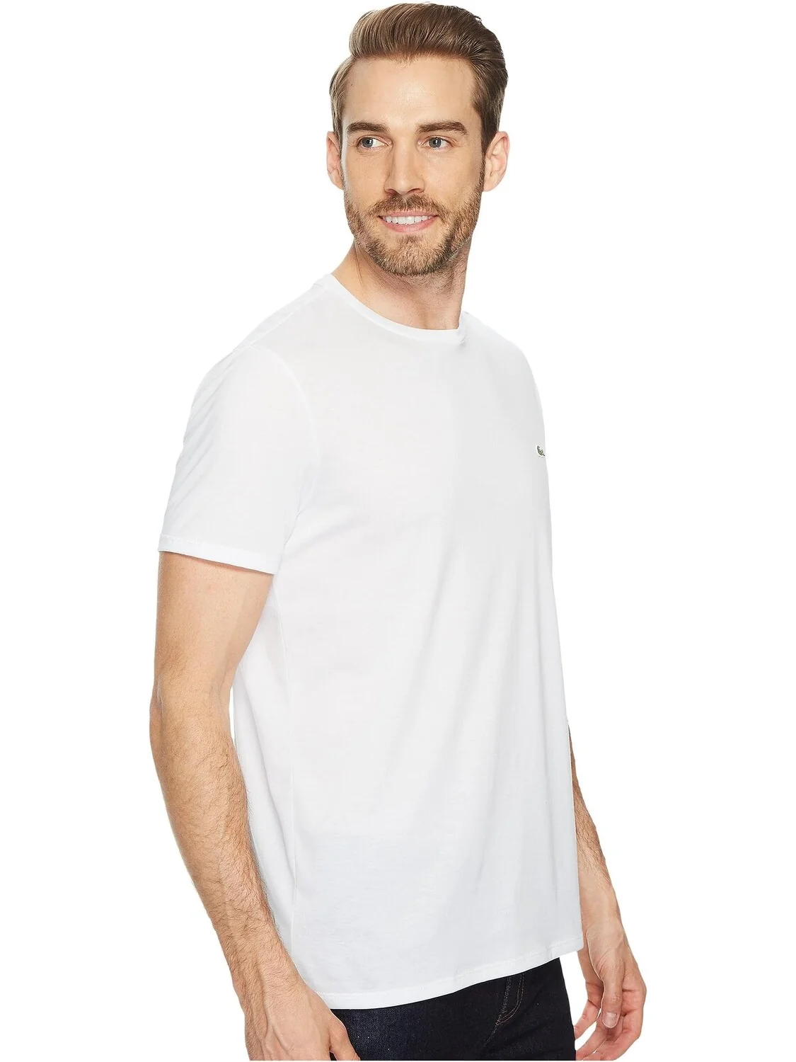 Футболка Pima с круглым вырезом с короткими рукавами Lacoste — 4