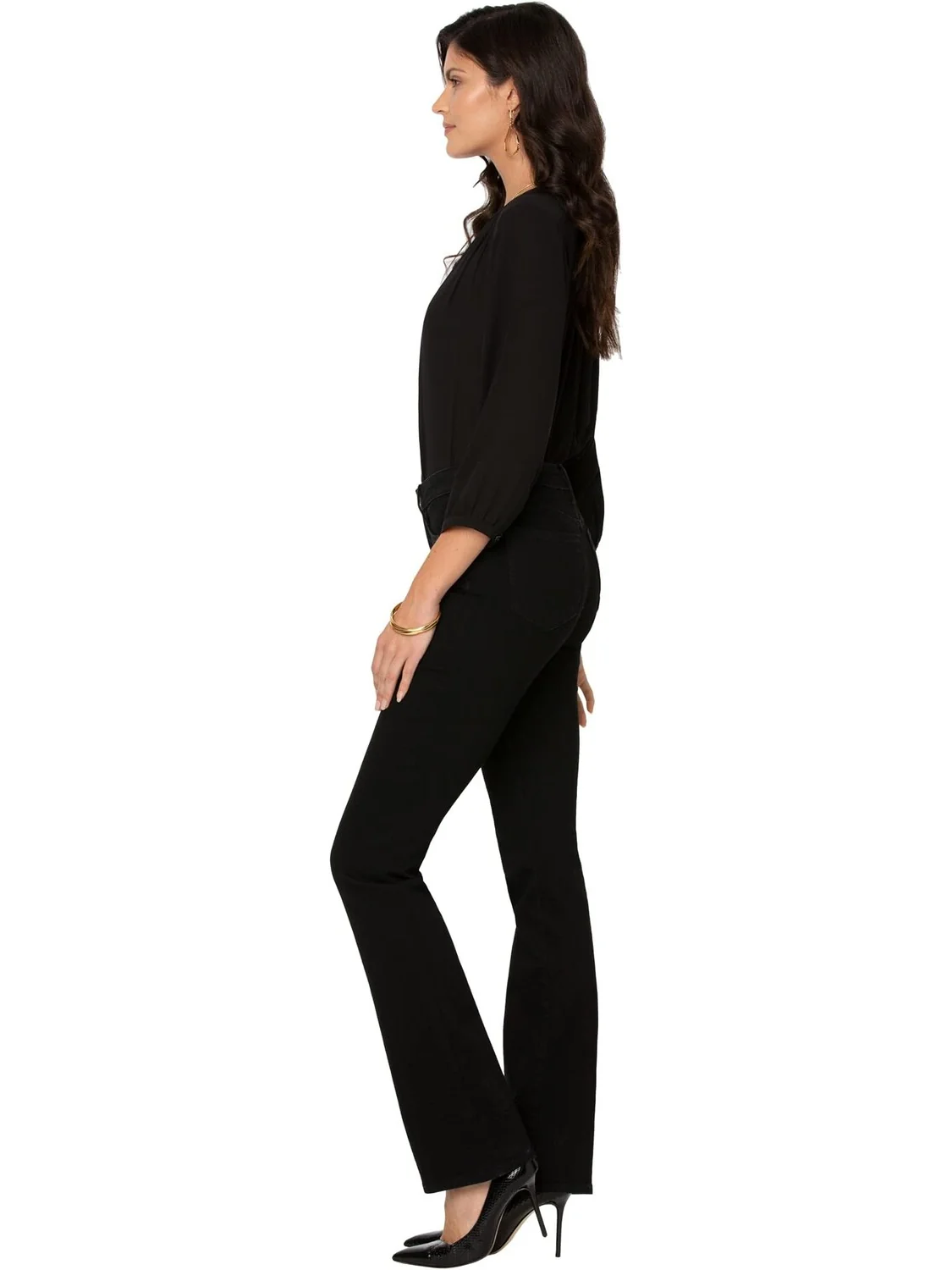 Джинсы Barbara Bootcut in Black NYDJ — 2