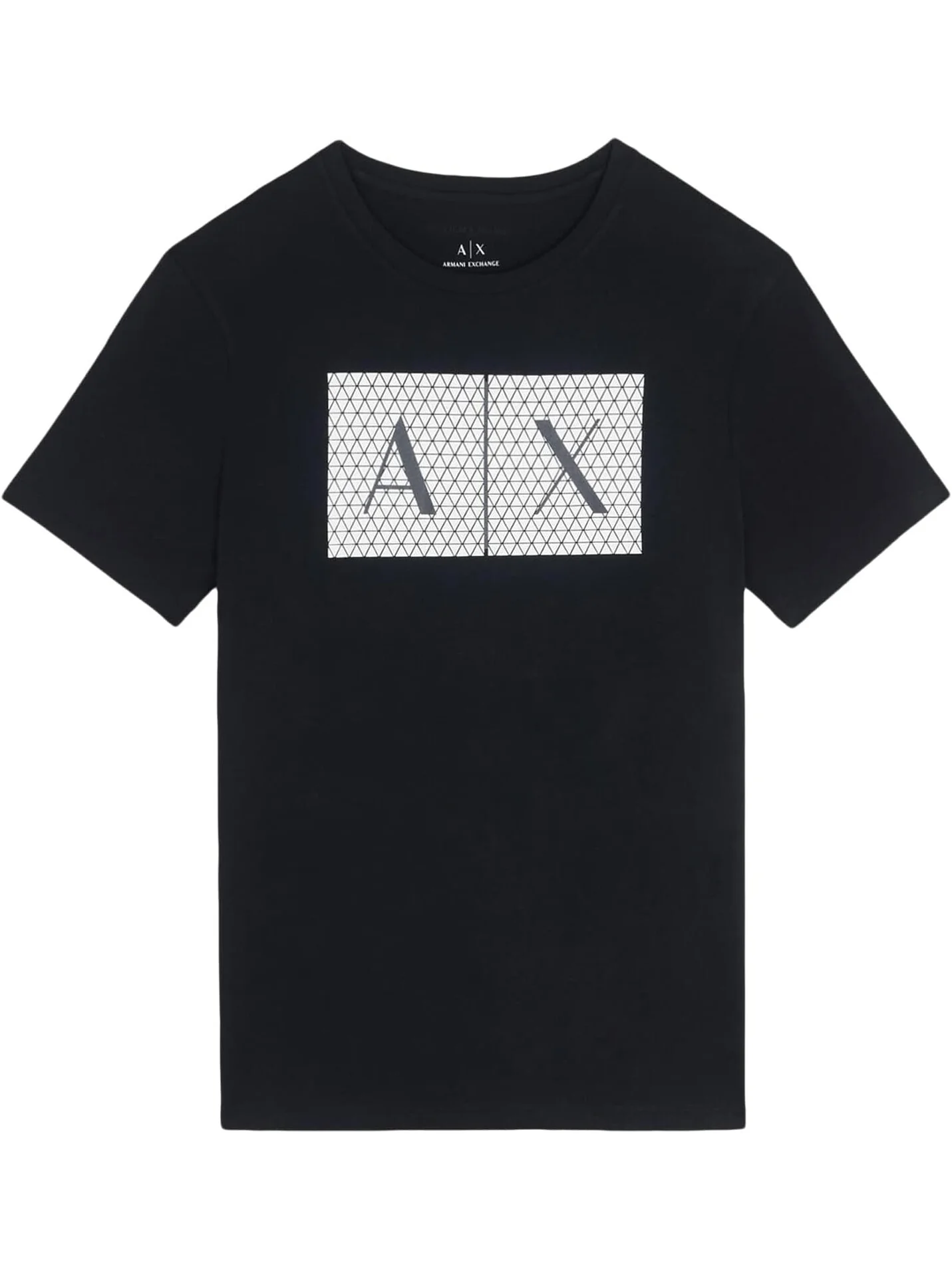 Футболка с логотипом Box Armani Exchange — синий