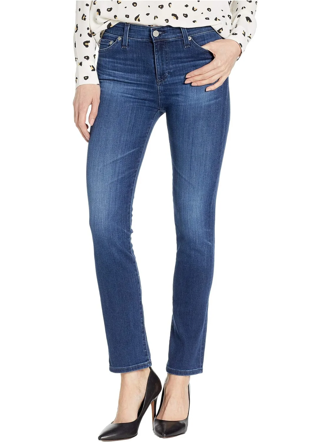Джинсы Mari in 5 Years Blue Essence AG Jeans — синий