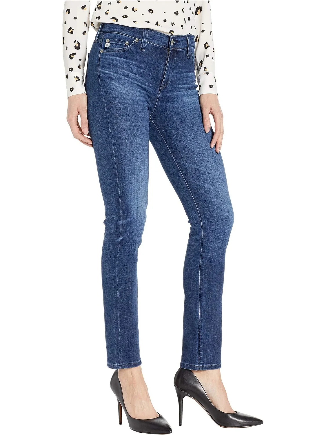 Джинсы Mari in 5 Years Blue Essence AG Jeans — 4