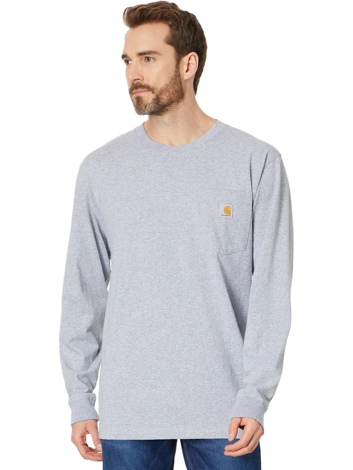 Футболка с карманами для рабочей одежды L/S Carhartt — 1