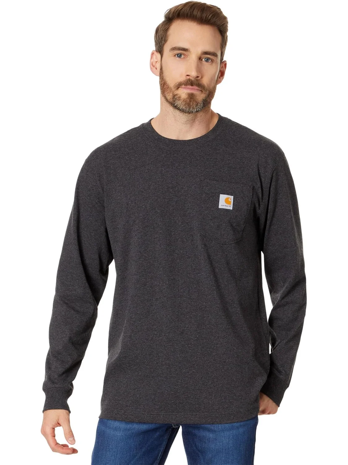 Футболка с карманами для рабочей одежды L/S Carhartt — 1