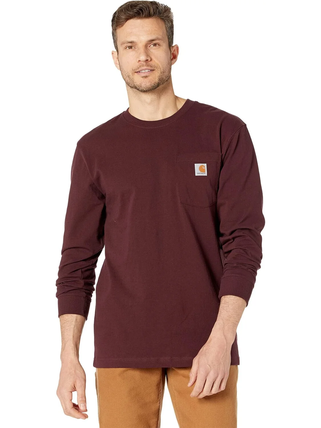 Футболка с карманами для рабочей одежды L/S Carhartt — 1