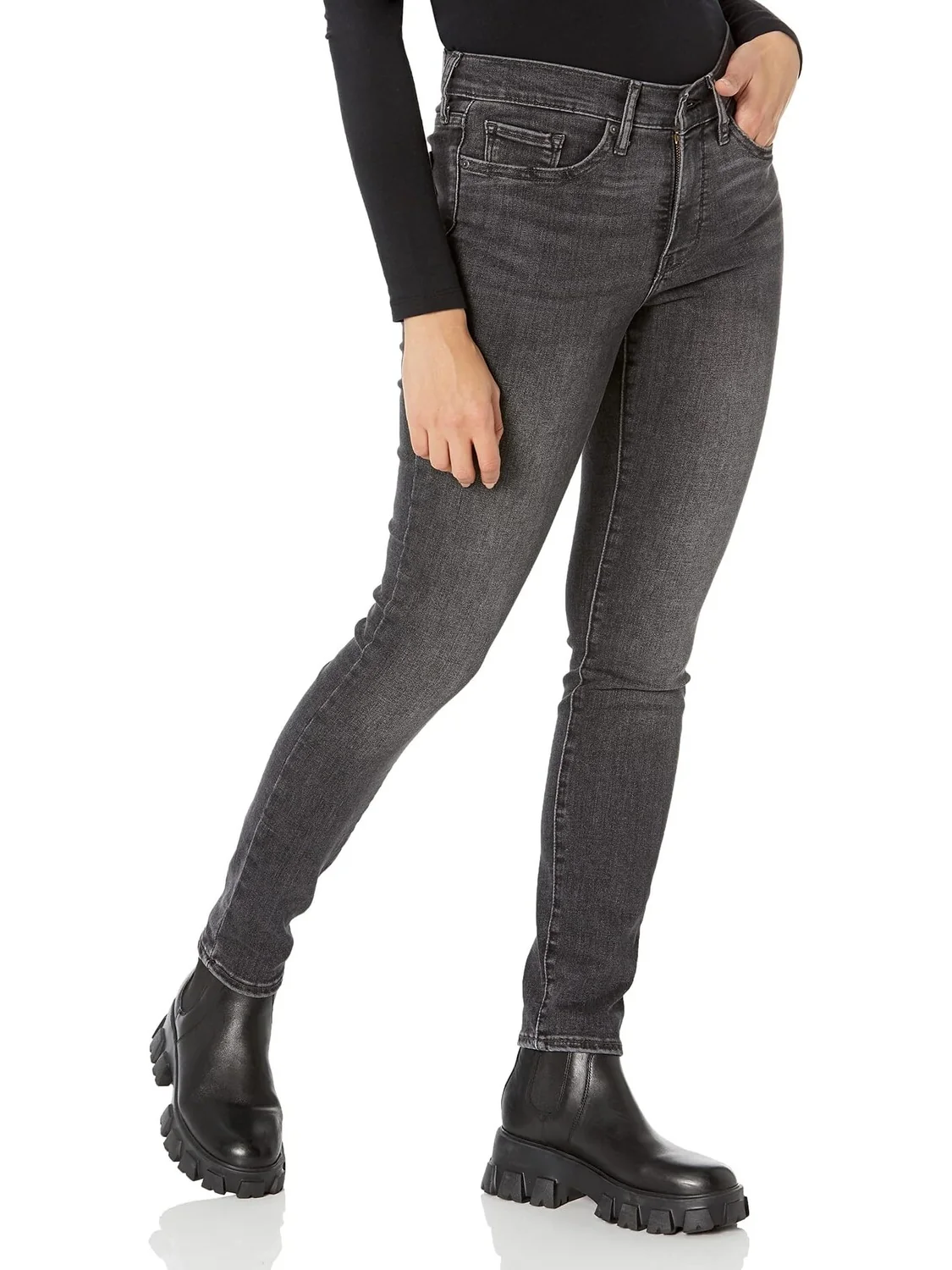 Джинсы Levi's Womens 311 Shaping Skinny — черный