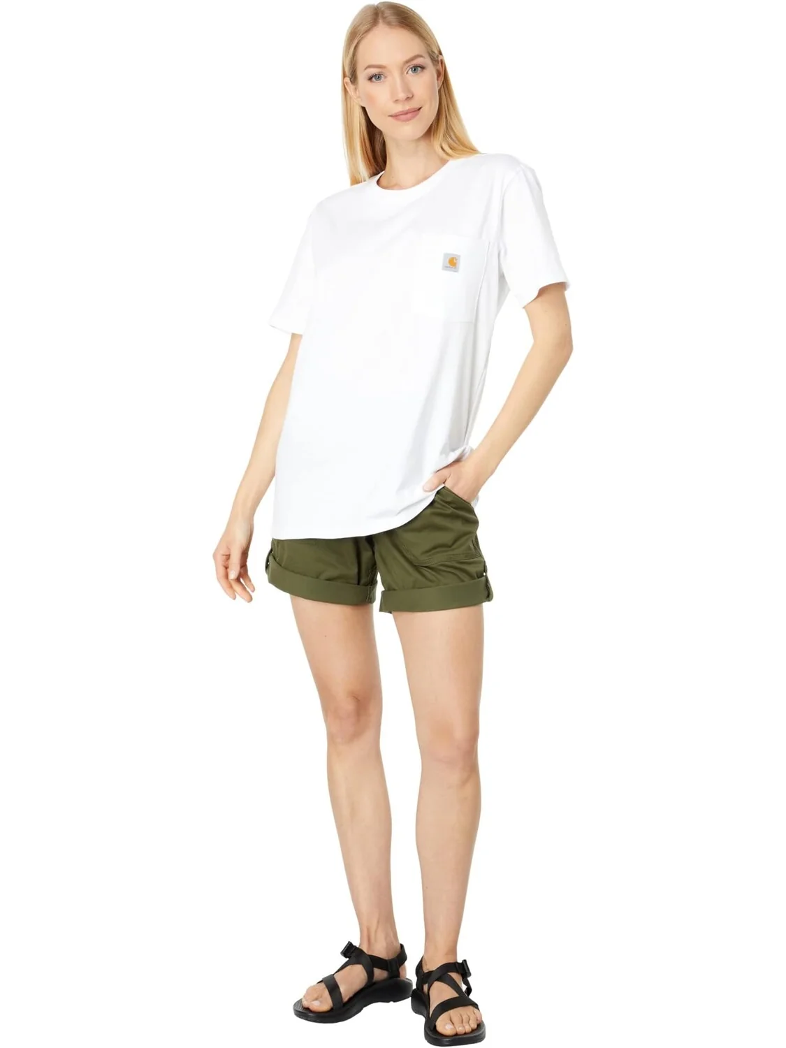 WK87 Спецодежда Футболка с короткими рукавами и карманами Carhartt — 4