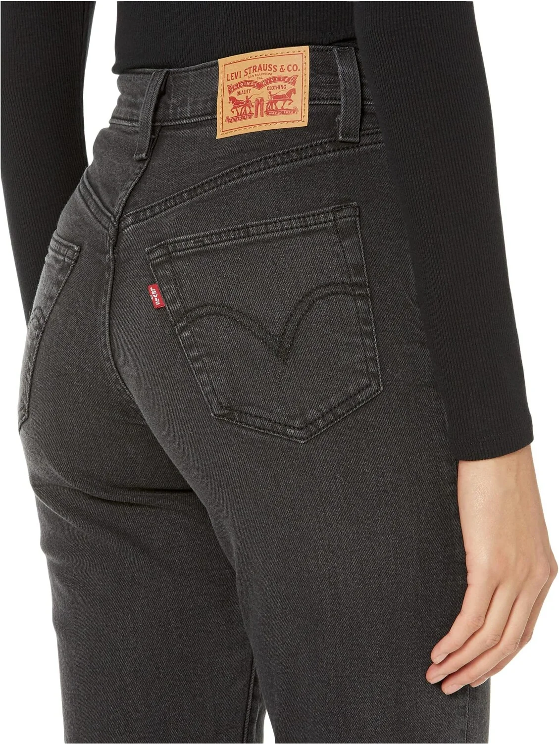 Джинсы Levi's Womens Ribcage Straight Ankle — 3